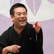 笑福亭鉄瓶独演会にて（撮影：佐藤浩）