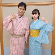 師匠・笑福亭喬介との写真